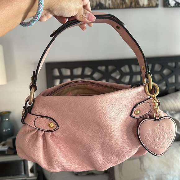 Juicy Couture Handbags - Juicy Couture pebble leather crescent shoulder bag